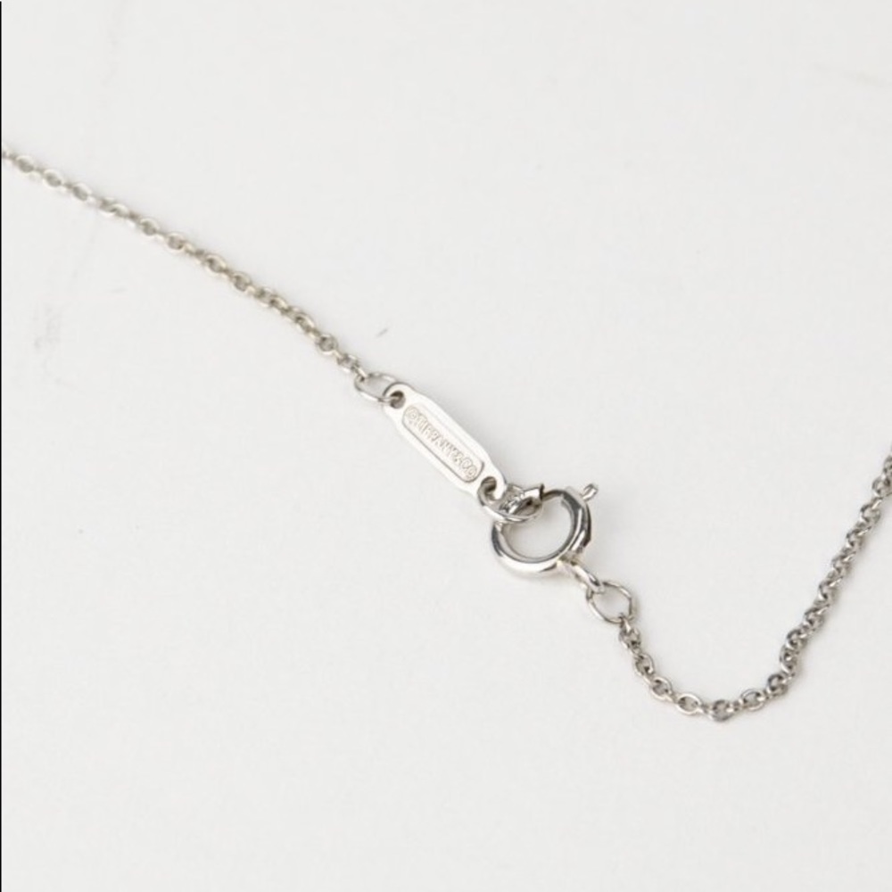 SOLD Tiffany & Co White Gold Diamond Return to Tiffany Necklace - Picture 6 of 6